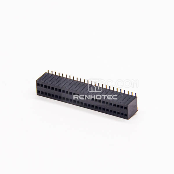 Female Header SMT Type 50 Way 180 Degree Connector
