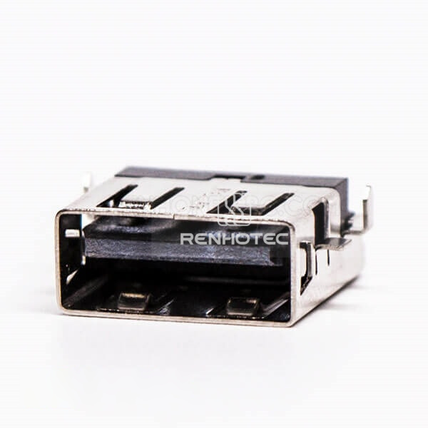 Female USB PCB Connector Right Angle DIP