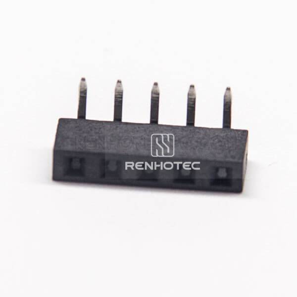 2mm Header Right Angle 5 Pin Single Row Dip Type