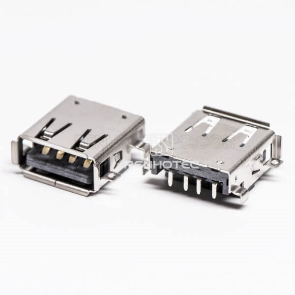 Order Female USB Through Hole Right Angle SMT for PCB Mount