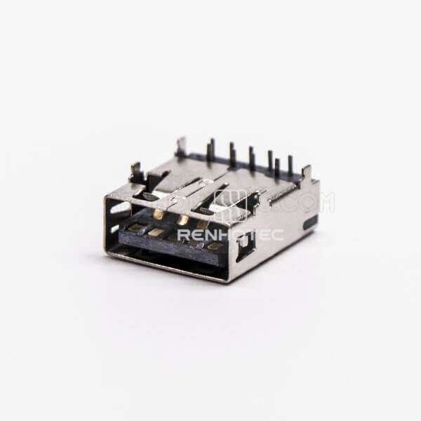 USB PCB Connector 3.0Type A Female Right Angle Through Hole