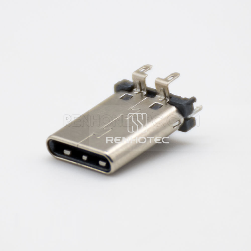 Type C USB Connector 24 Pin Male Straight SMT Type