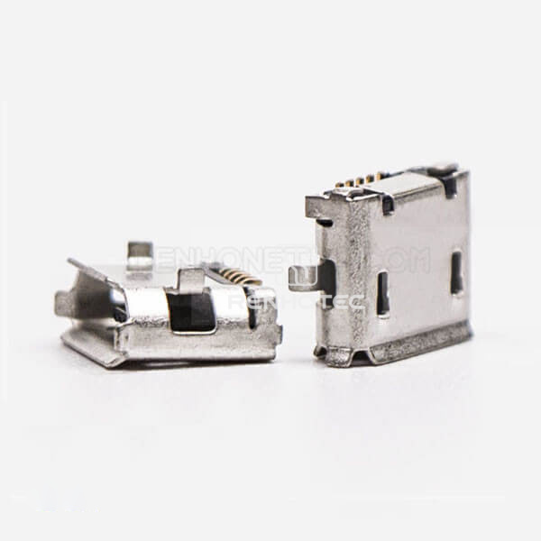 Micro USB Female Pinout Type B SMT DIP Type 5.65 for PCB Mount