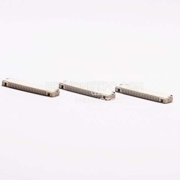 FPC FFC Socket 0.5mm Horizontal Type and Dual Contact Style without Lock
