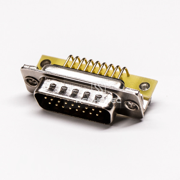 D-SUB 26 pin Right Angle Plug 8.89 Staking type Machined Pin Machined Pin