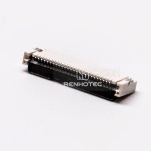 Flat cable connector