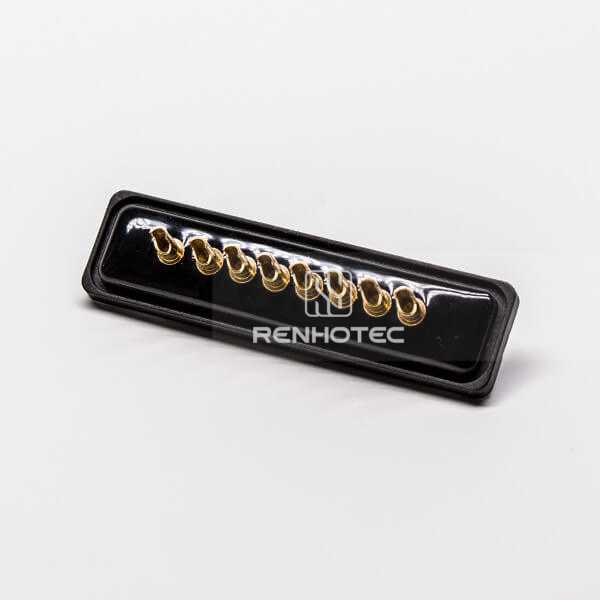 D-SUB IP67 Female Machined 8w8 Power Straight for Cable Connector