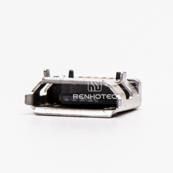 5 Pin Micro USB Dual Female SMT Type B DIP 6.4 Straight for PCB
