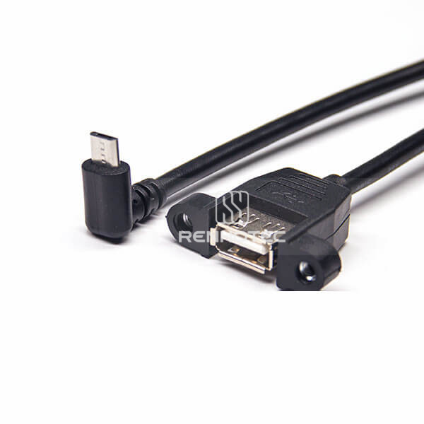 Mini USB Straight Male Cable to USB 2.0 Type A Female Straight OTG Cable 1M