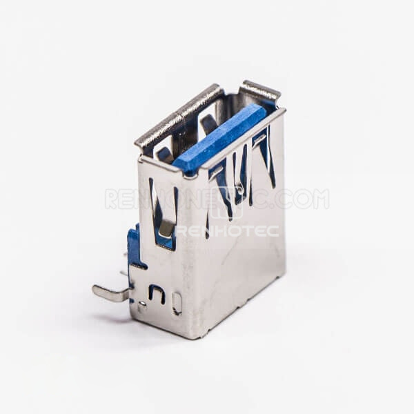 DIP Through Hole USB 3.0 Type A Port Right Angle Female