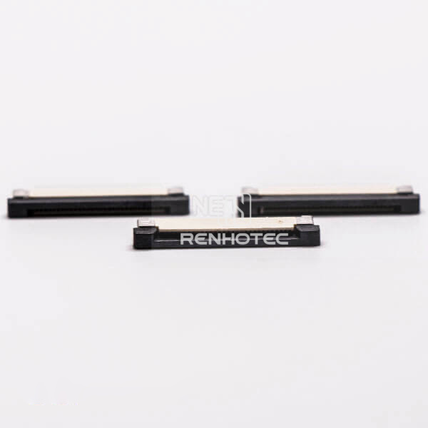 FFC Connector 0.5mm Bottom Contact Style Back Flip H2.0 For PCB Mount