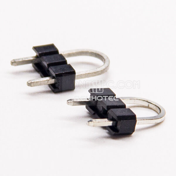 2.54mm Pin Header Single Row U Type 2 Pin Through Hole