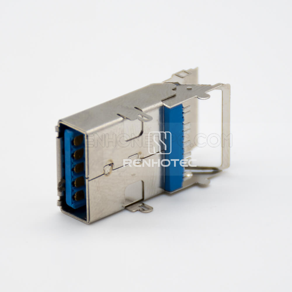 USB Adapter 9 Pin Female Type A 3.0 SMT Connector