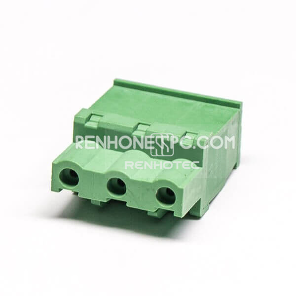 Terminal Block Plug Socket 3 Screw Straight Type