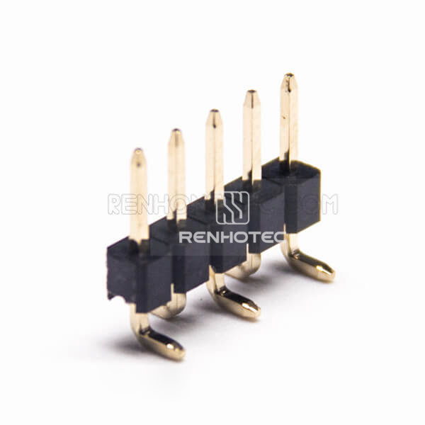 5 Pin Header Connector 2.54mm Pitch 180 Degree SMT Type