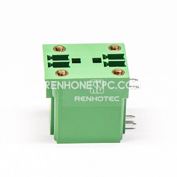 Terminal Block Plug Connector Assemble 3pin 180 Degree PCB Mount