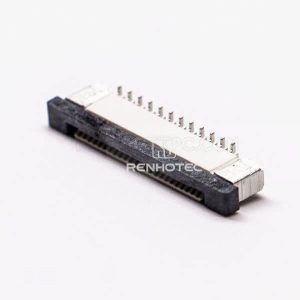 Flat cable connector