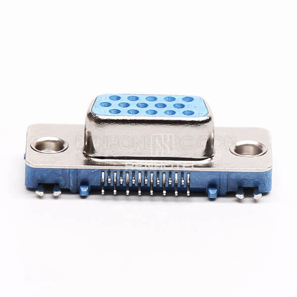 D-SUB High Density 15 Pin Female Right Angle for PCB Mount