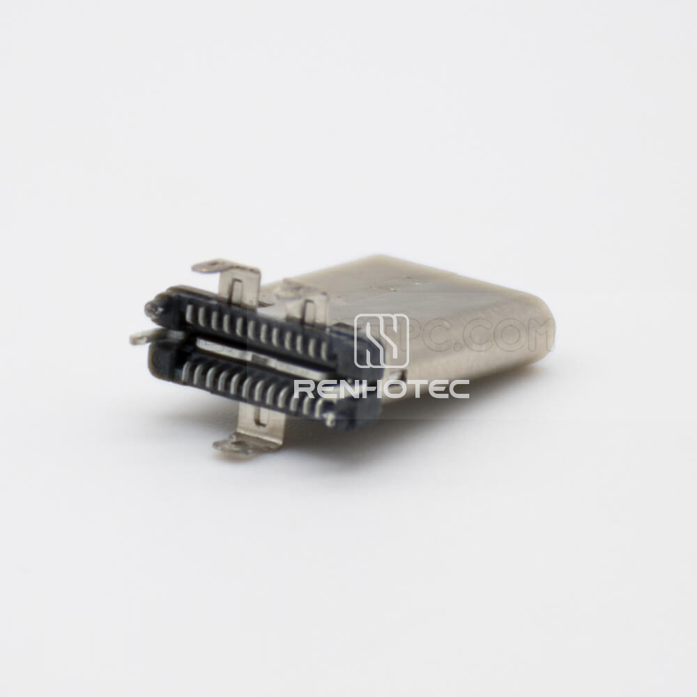 Type C USB Connector 24 Pin Male Straight SMT Type