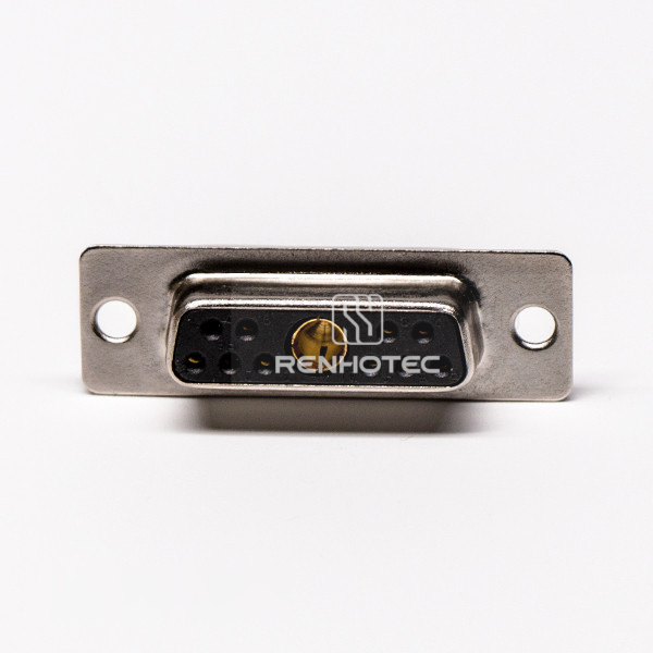 D-SUB Connector 11W1 Cable Mount Female Straight Solder Type for Cable with Staking