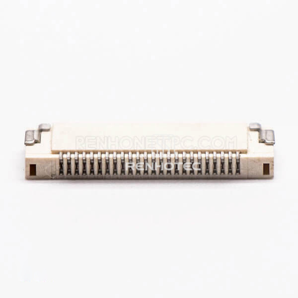FPC Connectors 0.5MM Pitch 24 Pin Front Flip Bottom Contact Style 2.0H