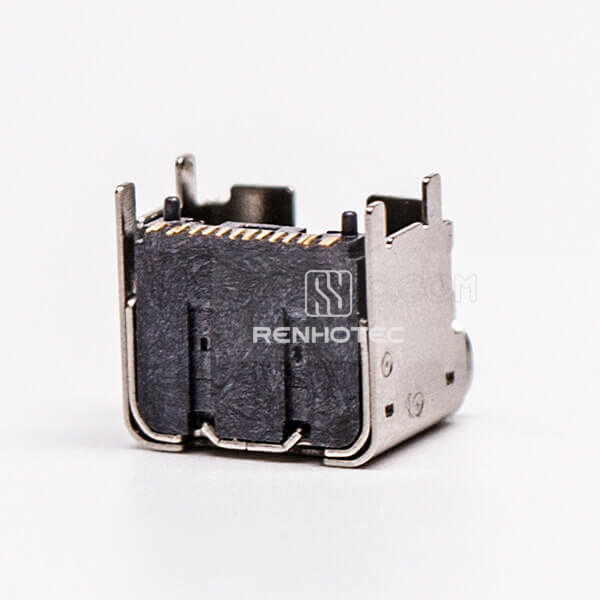 Type C Female Connector Right Angle SMT for PCB Mount