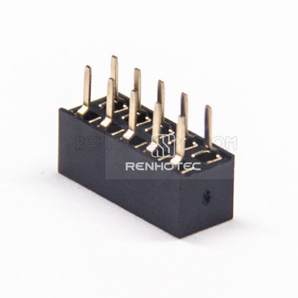 Straight Female Header 2.0mm Picth Dual Row Through Hole
