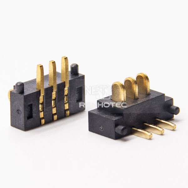 Laptop Battery Connection 3 Pin PH2.0 Male Angled Socket Through Hole for PCB Mount