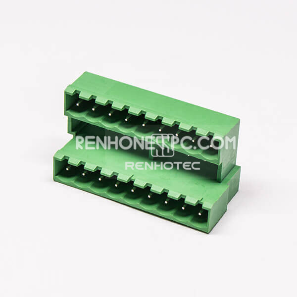 Terminal Blocks Double Layer Green PCB Terminal Block Connector