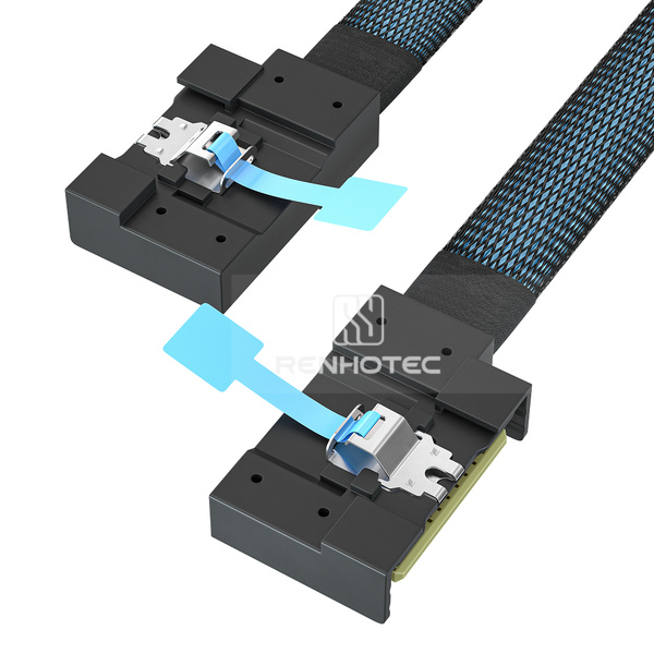 MCIO x8 Cable, Right exit to left exit