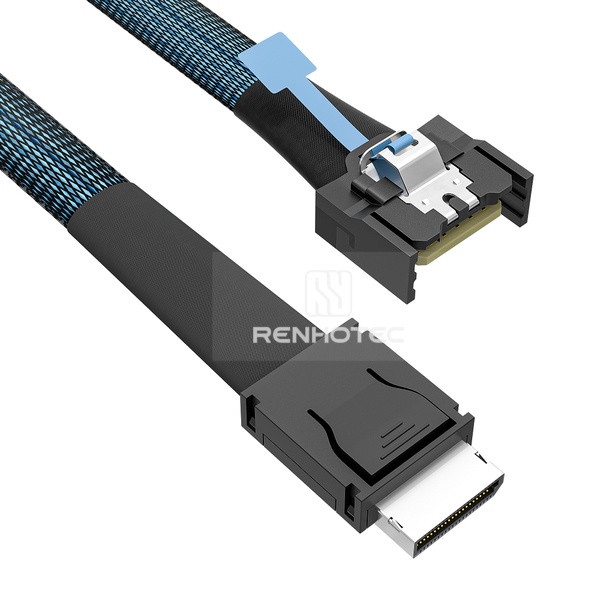 MCIO x4 to OCuLink SFF-8611 Cable
