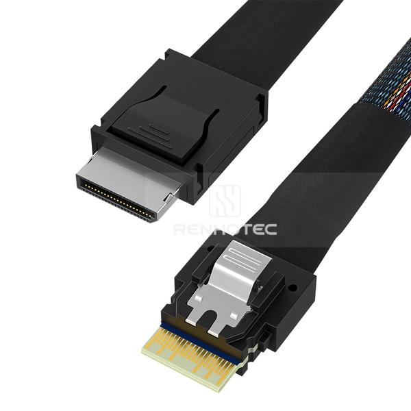 SlimSAS SFF-8654 4i to OCuLink SFF-8611 Cable