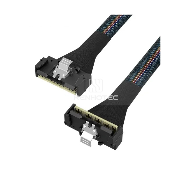 LP SlimSAS SFF-8654 8i Cable, Right angle