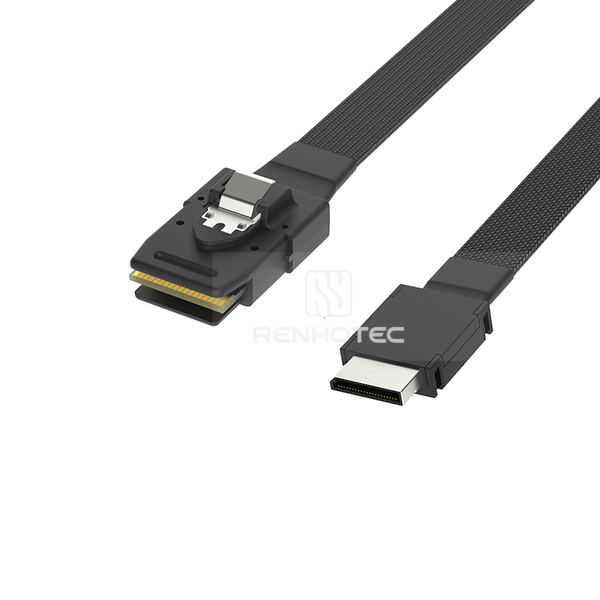 OCuLink SFF-8611 4i to Mini-SAS SFF-8087 Cable