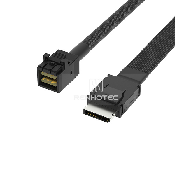 OCuLink SFF-8611 4i to Mini-SAS HD SFF-8643 Cable