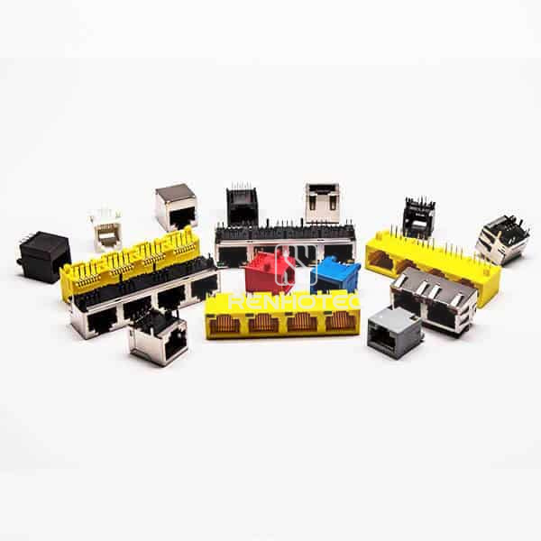 RJ45 modular connector examples
