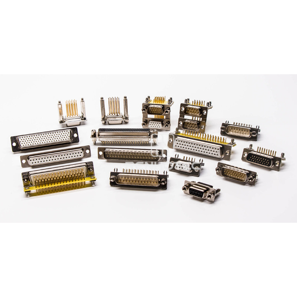 D-sub connector and accessory examples
